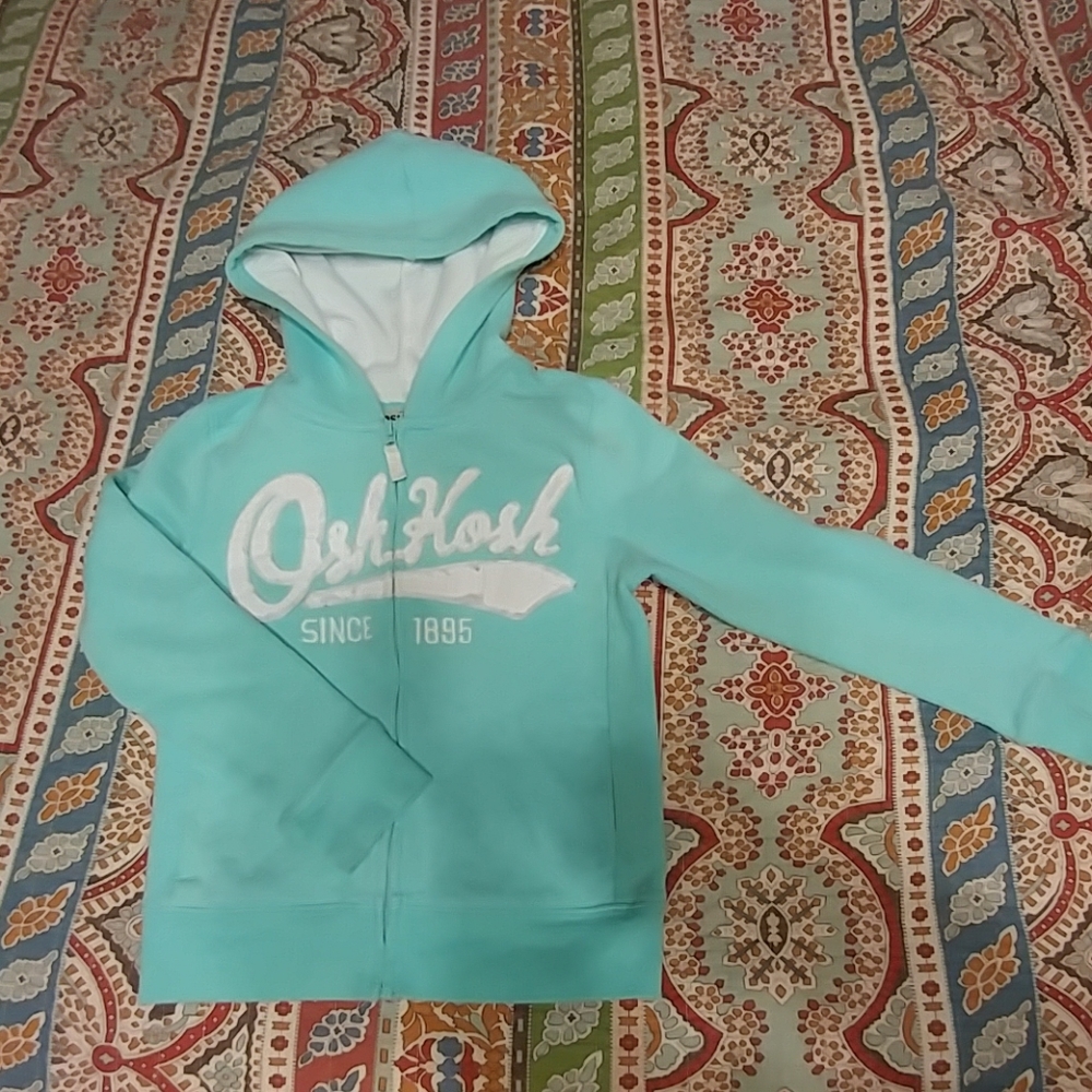 Girls Osh Kosh hoodie zip up jacket